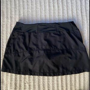 Black champion size small athletic skirt with built in shorts